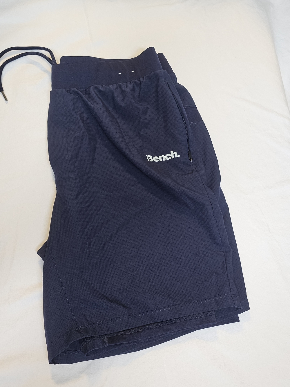 Bench Men's Navy Performance Drawstring Shorts - Picture 5 of 5